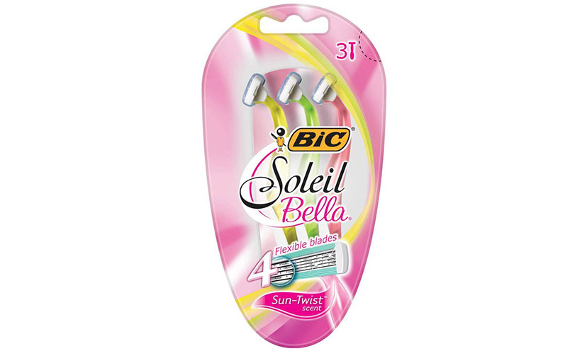 Save $3.00 on a BIC Soleil Bella Razor Pack!