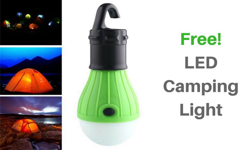 Get a FREE Camping Light Bulb!