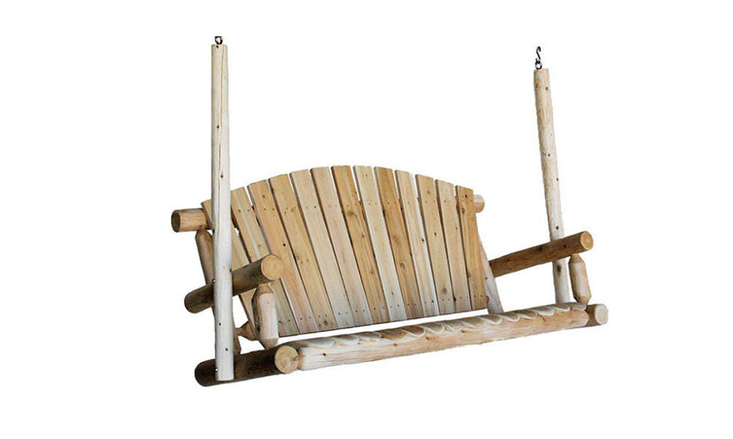 Enter to Win a Rustic Porch Swing!