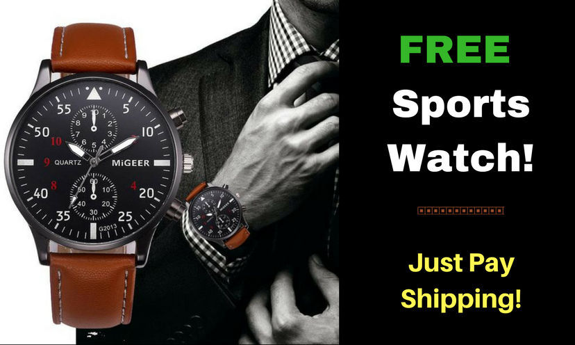Get a FREE Watch with Leather Band!