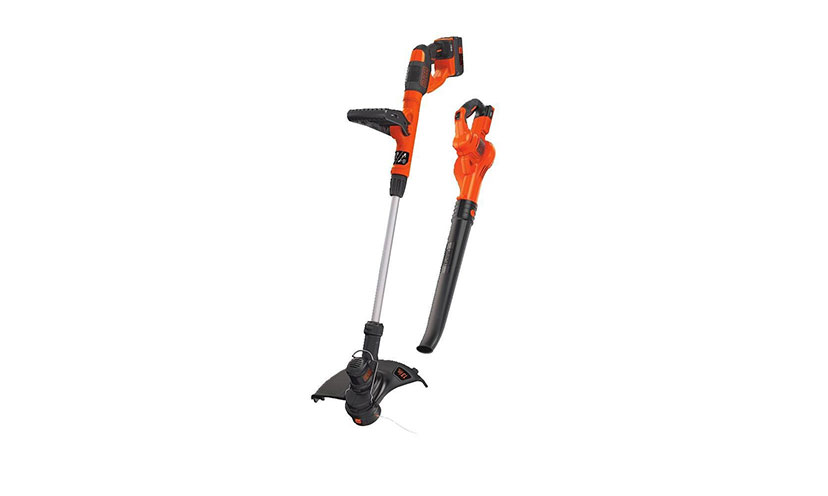 Save 42% off on a Yard Trimmer/Sweeper Combo Kit!