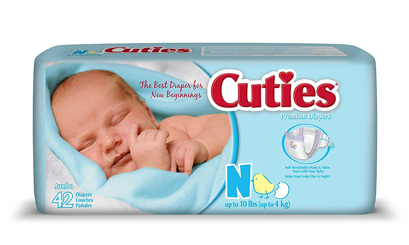 Get a FREE Cuties Diaper Sample!