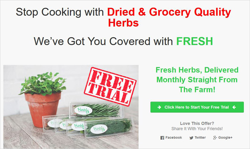 Get a FREE Trial of Herbly!