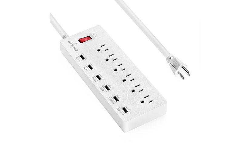 Save 62% off this Power Strip Surge Protector!