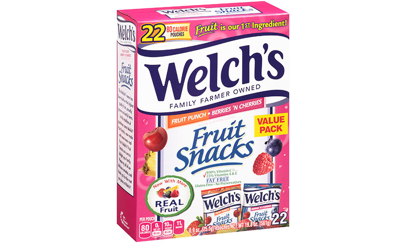 Save $1.00 on Welch’s Fruit Snacks!