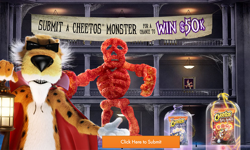 Enter to Win $50,000 from Cheetos!