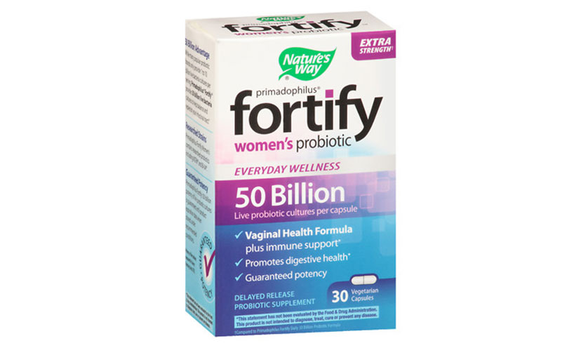 Save $5.00 on Nature’s Way Fortify 50 Billion Probiotics!