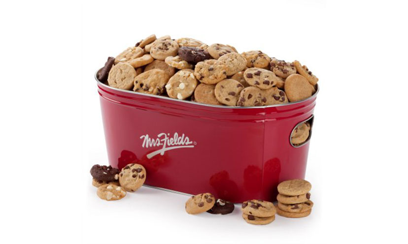 Enter to Win a Tub of Mrs. Fields Cookies!