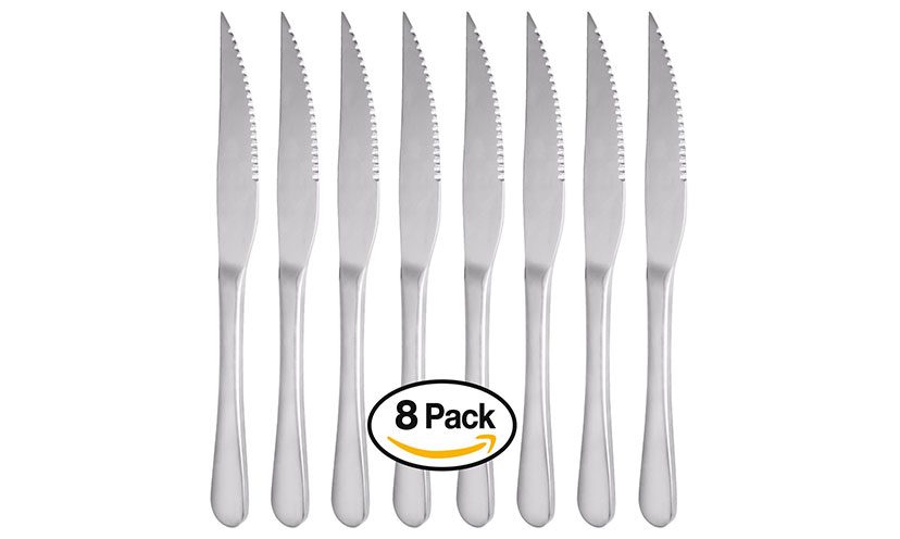 Save 38% off a Set of Stainless Steel Steak Knives!
