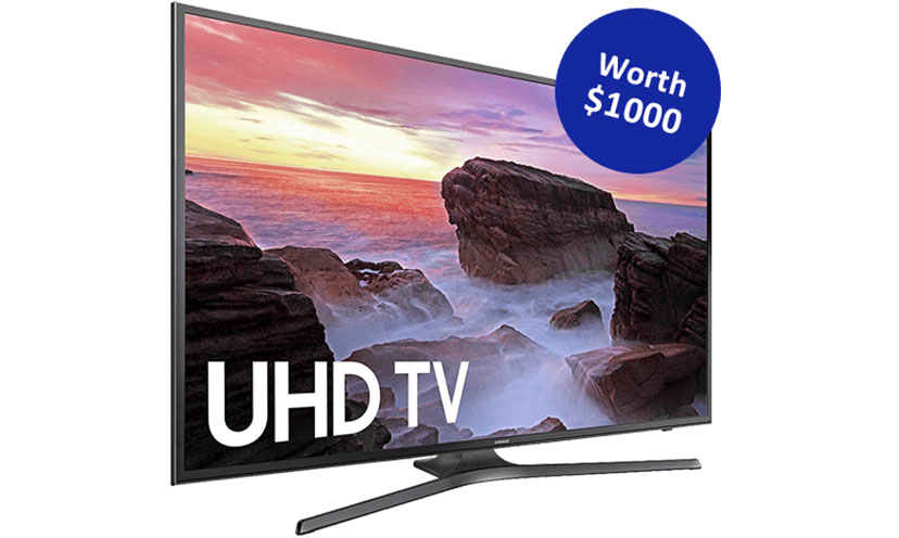 Enter for Your Chance to Win a Samsung Smart TV!