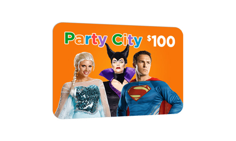 Get a $100 Party City Gift Card!