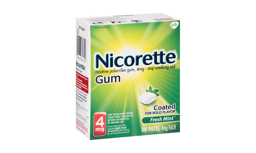 Save $10.00 on Nicorette Gum!
