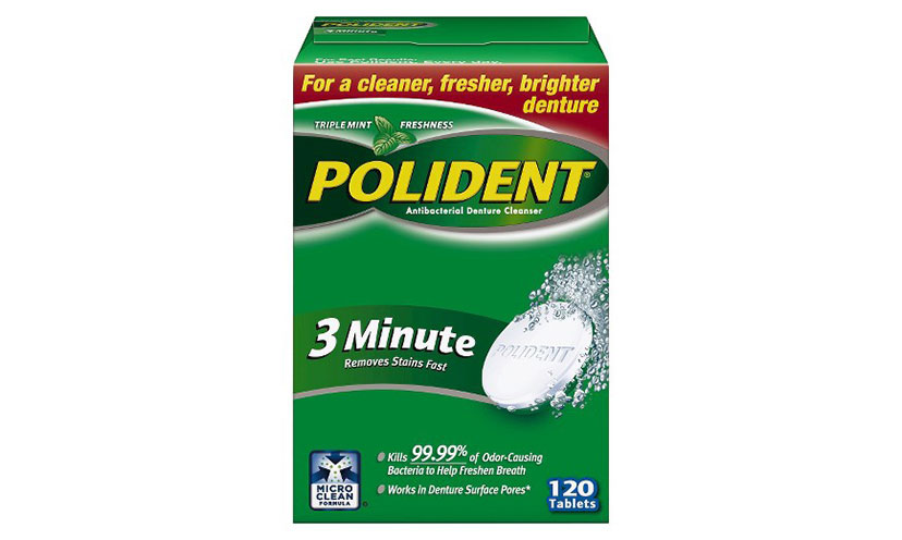 Get a FREE Sample of Polident Denture Care!