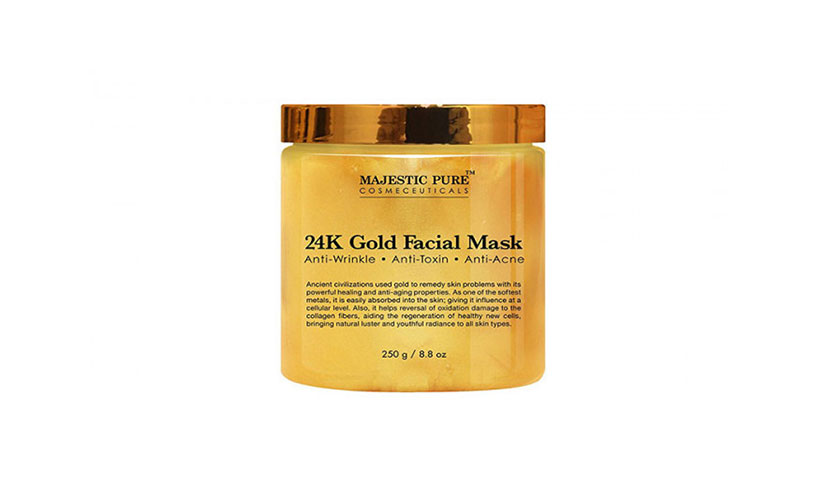 Save 54% on Majestic Pure 24K Gold Facial Mask!