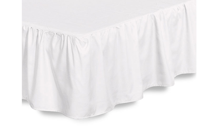 Save 64% on a Microfiber Bed Ruffle Skirt!