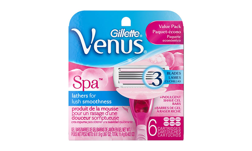 Save $6.00 off One Venus Refill Pack!