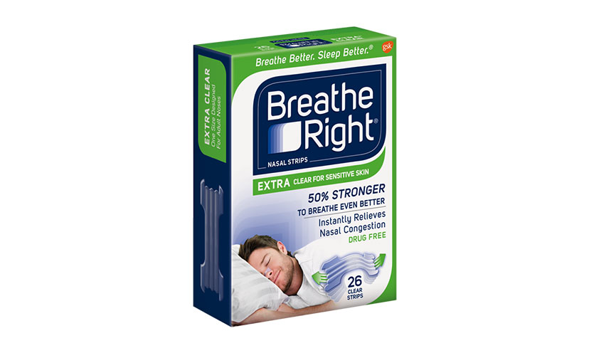 Get a FREE Sample of Breathe Right Extra Clear!