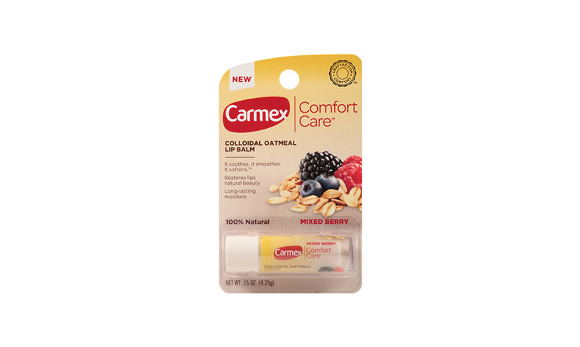 Get a FREE Sample of Carmex Oatmeal Lip Balm!