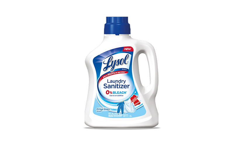 Save $1.50 on any Lysol Laundry Sanitizer!