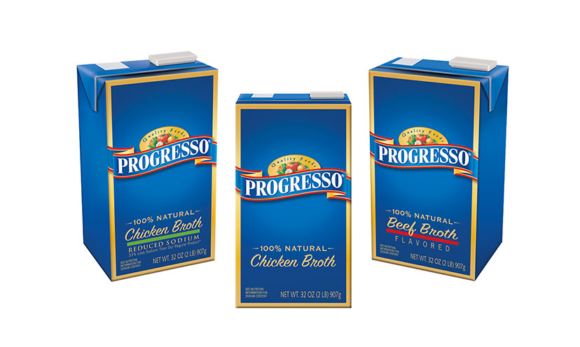 Save $1.00 on Two Progresso Broths!