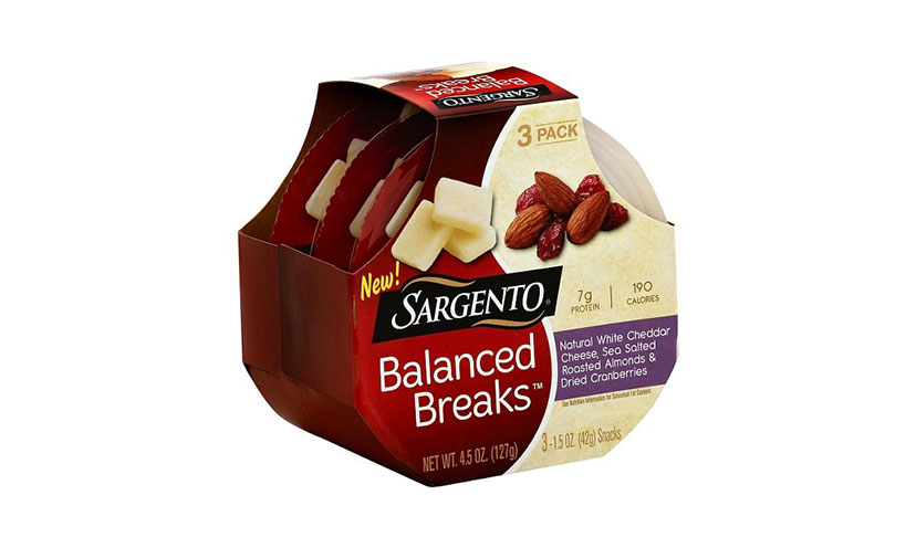 Save $0.75 on any Sargento Balanced Breaks Snack!