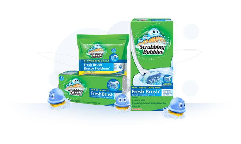 Save $2.50 on any Two Scrubbing Bubbles Products!