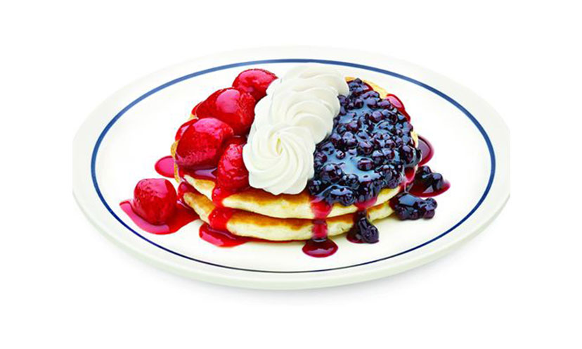 Veterans Get FREE Red, White & Blue Pancakes at IHOP!