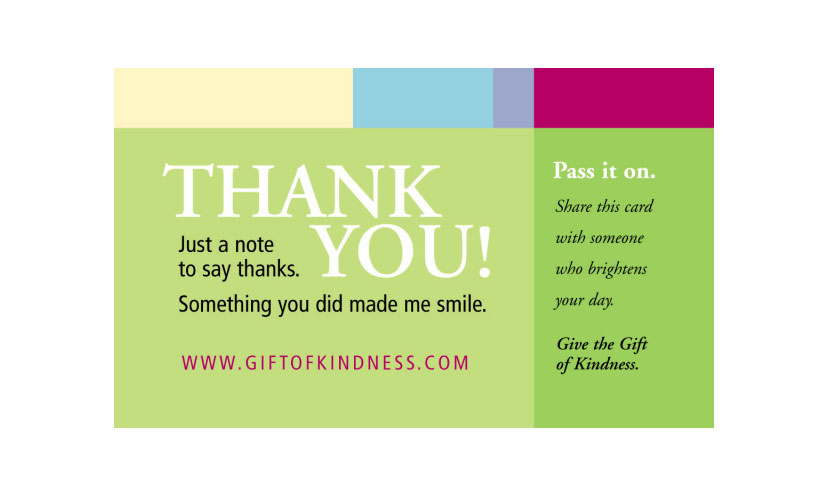 Get FREE Gift of Kindness Cards!
