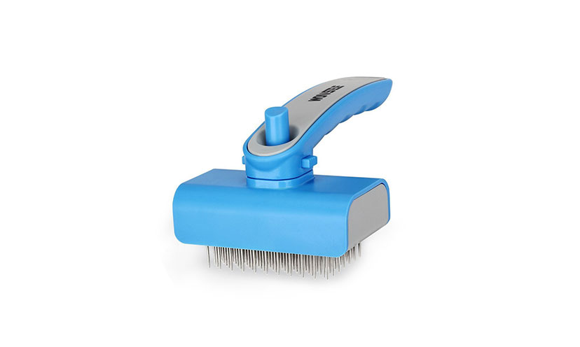 Save 73% on a Self-Cleaning Pet Grooming Brush!