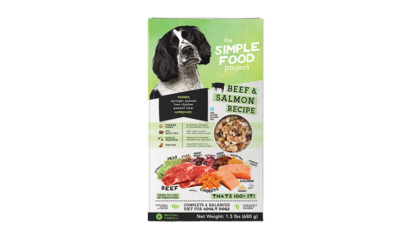 Get a FREE Sample of Simple Project Dog Food!