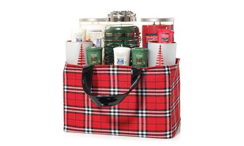 Enter to Win a Yankee Candle Red Tote Gift Basket!