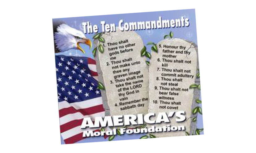 Get a FREE Ten Commandments Magnet!