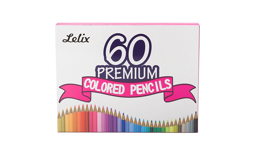 Save 60% on Lelix Premium Soft Core Colored Pencils!