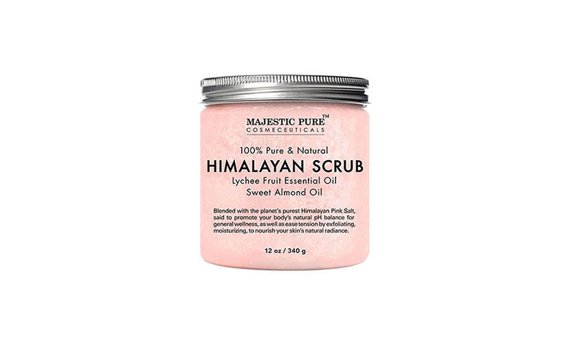 Save 64% on Himalayan Salt Body Scrub!