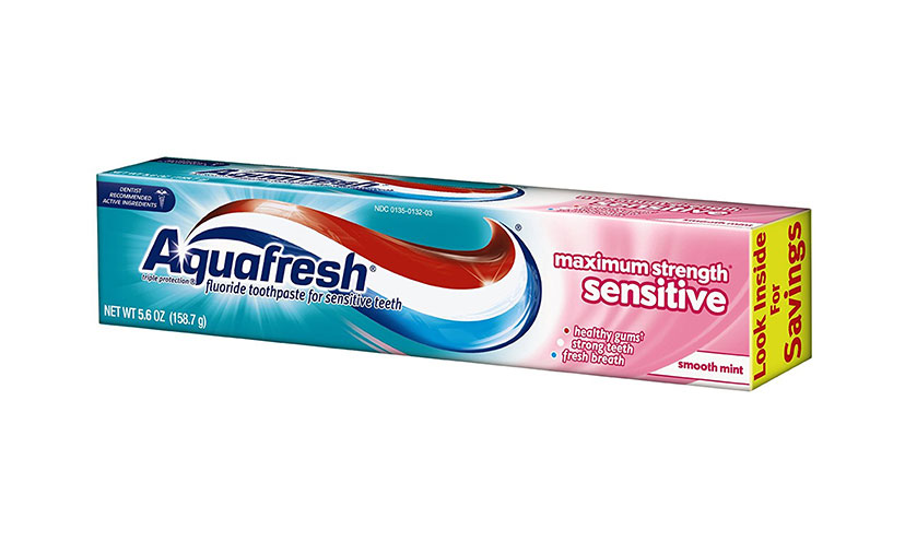 Save $1.00 on Aquafresh Toothpaste!
