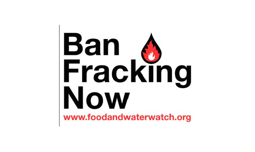 Get a FREE Ban Fracking Sticker!
