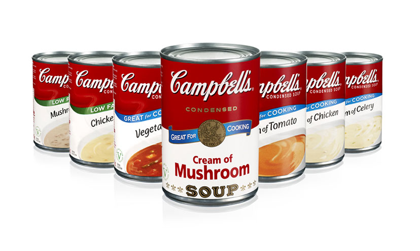 Save $0.80 on any Four Campbell’s Condensed Soups!