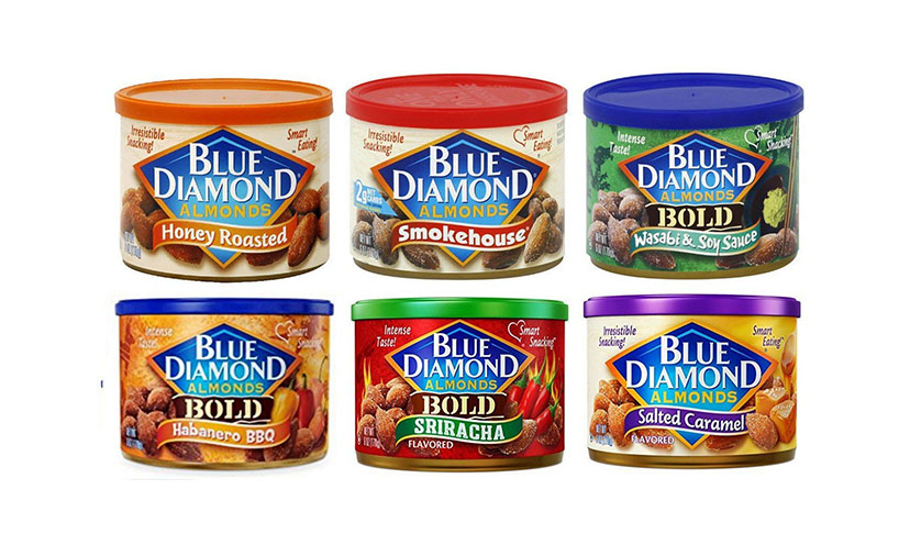 Save $1.50 on Blue Diamond Canned Almonds!