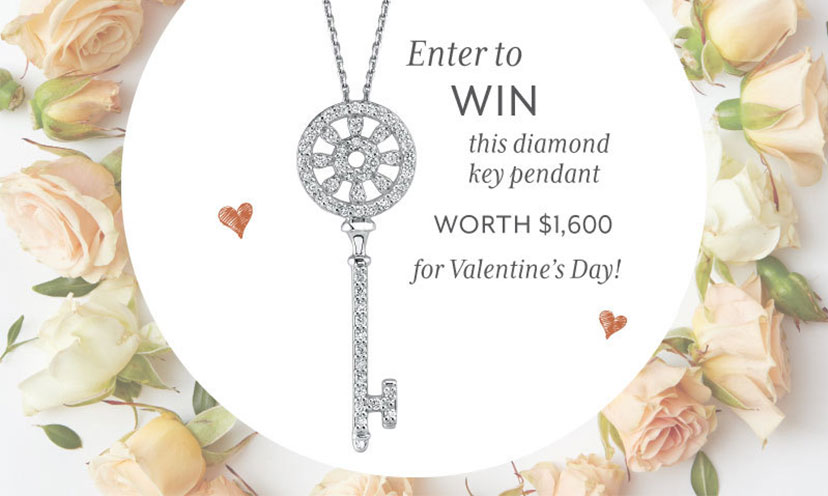 Enter to Win a Diamond Key Pendant!