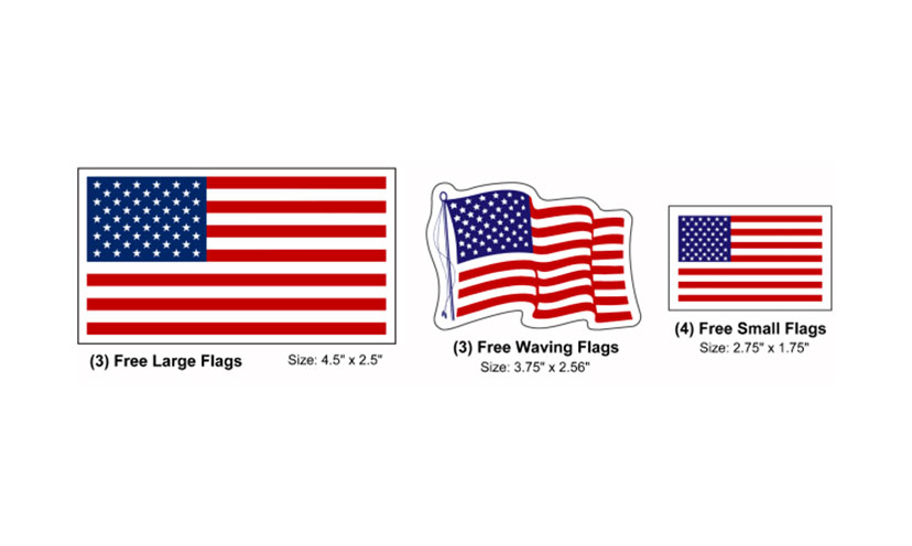Get a FREE American Flag Decal!