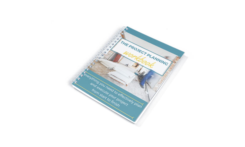 Get a FREE Home Decor Project Planning Workbook!