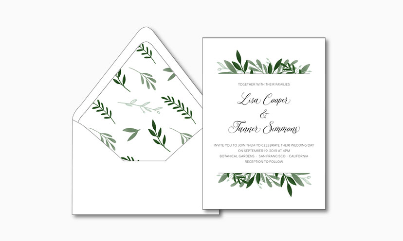 Get a FREE Sample of Just Jurf Wedding Stationery!