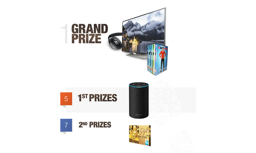 Enter to Win a Sony 55” 4K LED TV & More!