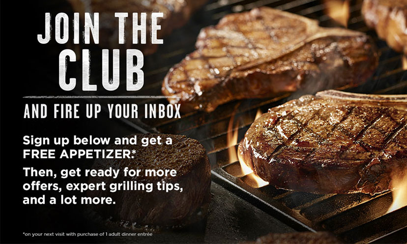 Get a FREE Appetizer at Longhorn Steakhouse!