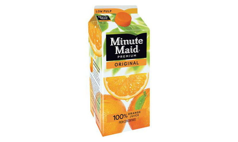 Save $0.55 on Minute Maid Orange Juice!