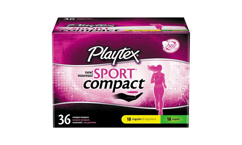 Save $2.00 on Playtex Sport Compact Tampons!