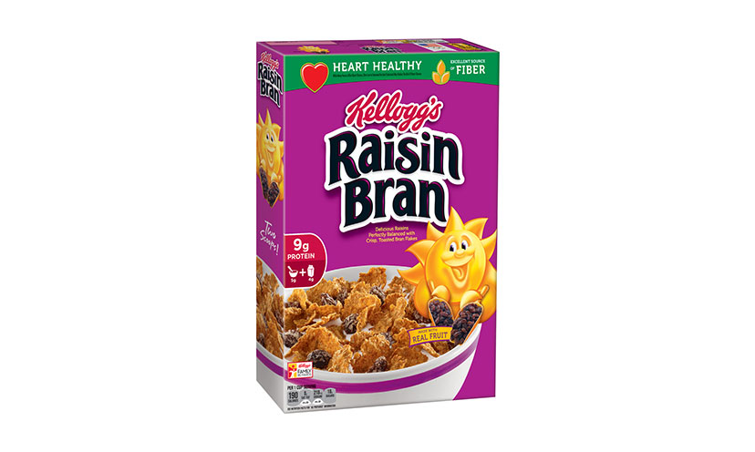 Save $1.00 on Kellogg’s Raisin Bran or Raisin Bran Crunch!
