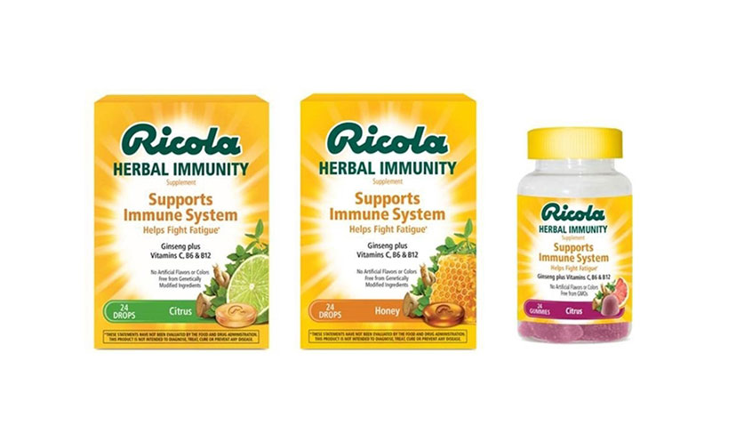 Save $3.00 on Ricola Herbal Immunity!