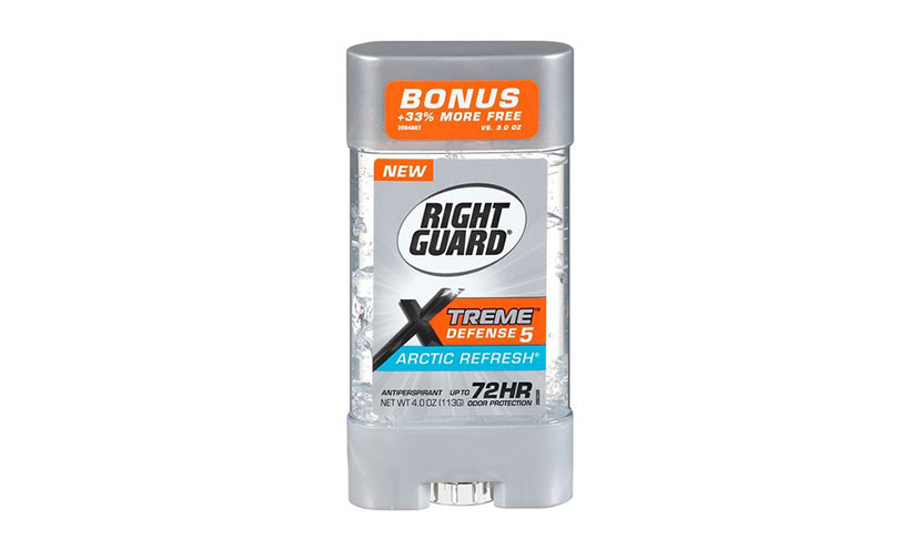 Get FREE Right Guard Deodorant with Purchase!