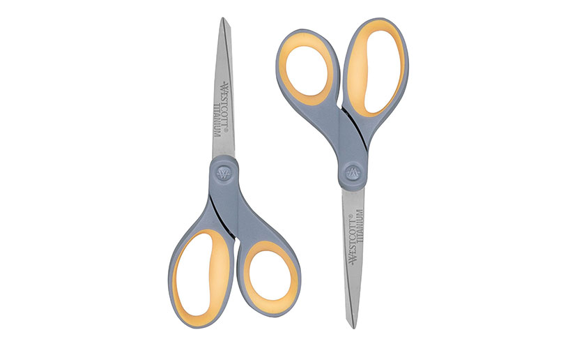 Save 83% on 2-Pack of Westcott Scissors!